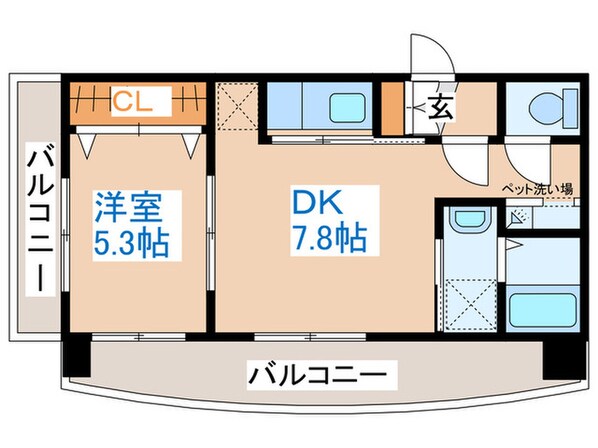 ソレイユ中島公園Ⅱの物件間取画像